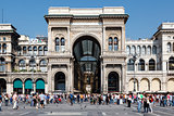 Vittorio Emanuele II Gallery in Milan, Lombardy, Italy