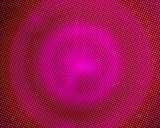 Pink pixelated circles
