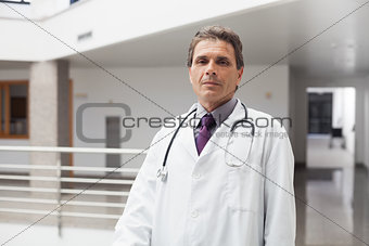 Doctor looking serious