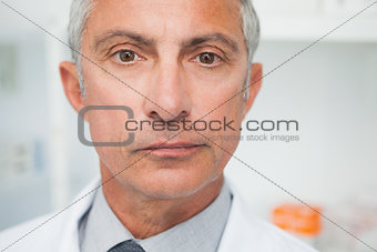 Doctor looking into the camera