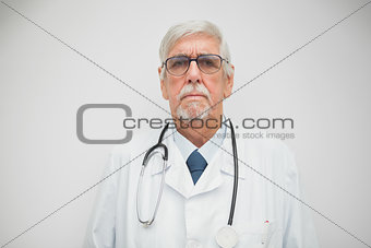 Doctor looking earnest