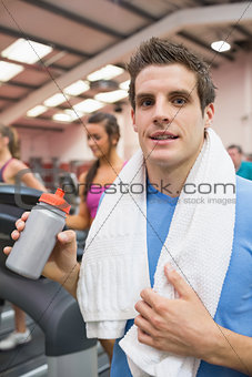 Man resting after exercise
