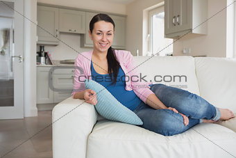 Young relaxing woman