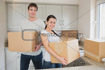 Two young people relocating
