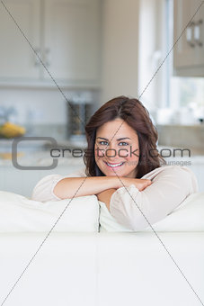 Woman relaxing on the sofa