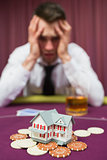 Man losing his house in casino
