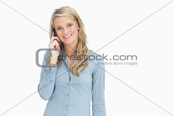Woman on a call