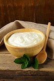 natural organic dairy products (sour cream, yogurt, cream cheese)