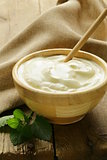 natural organic dairy products (sour cream, yogurt, cream cheese)