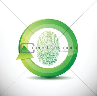 fingerprint recognition software illustration