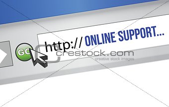 online support internet technology browser