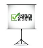customer satisfaction checkmark presentation