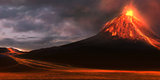 Volcanic Lava Flow