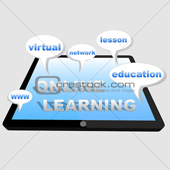 online learning with tablet