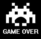Game over space invader