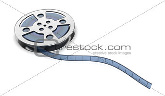 film reel with filmstrip