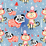 texture in love cats and pugs winter 
