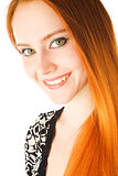 girl with long red hair