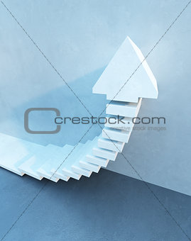 stairs going  upward