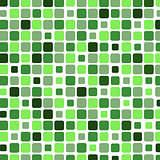 Mosaic with square green background