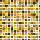 Mosaic with square yellow background