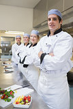 Team of Chef's standing in the kitchen