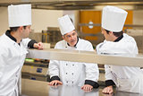 Three Chef's discussing
