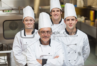 Smiling team of Chef's