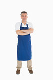 Man standing in apron