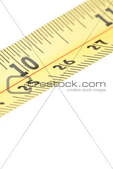 Section of measuring tape
