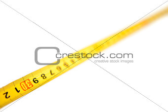 Measure tape in focus