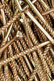 Close-up of male screws