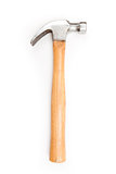 Hammer lying on a white background
