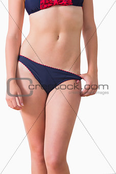 Woman in bikini