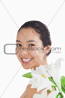 Natural beauty with lilies