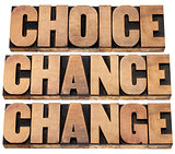 choice, chance and change