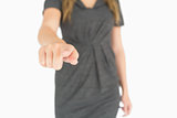 Female finger pointing