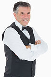 Man in waistcoat and bowtie