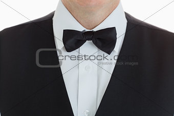 Close-up of a Well-dressed waiter