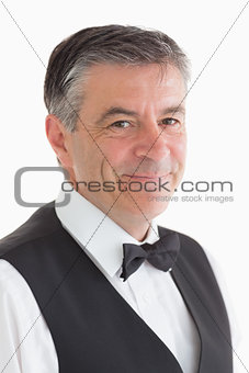 Happy Well-dressed waiter