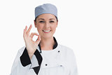 Chef giving the ok sign