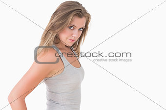 Woman wearing casual clothes