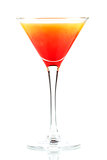 Tequila sunrise alcohol cocktail