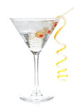 Cocktail collection - Classic martini with lemon decoration