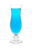 Blue color drink