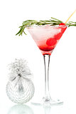 Christmas martiny cocktail