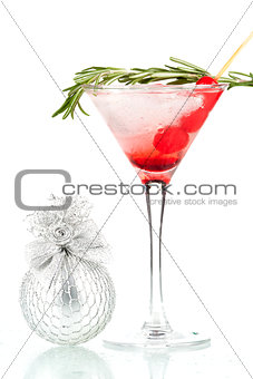 Christmas martiny cocktail