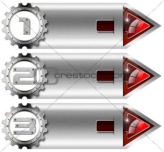 Metal Banners with Three Options
