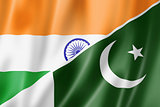 India and Pakistan flag