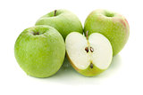 Three and half ripe apples